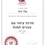 טלי דוד – טיפולי רפלקסולוגיה ונר הופי ברחובות - תעודה 5