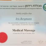 איריס ברגמן - טיפולי איזון רגשי ונפשי בנהריה - תעודה 2