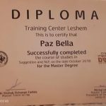 בלה בלור פז - טיפול רגשי ופסיכותרפיה - תעודה 6